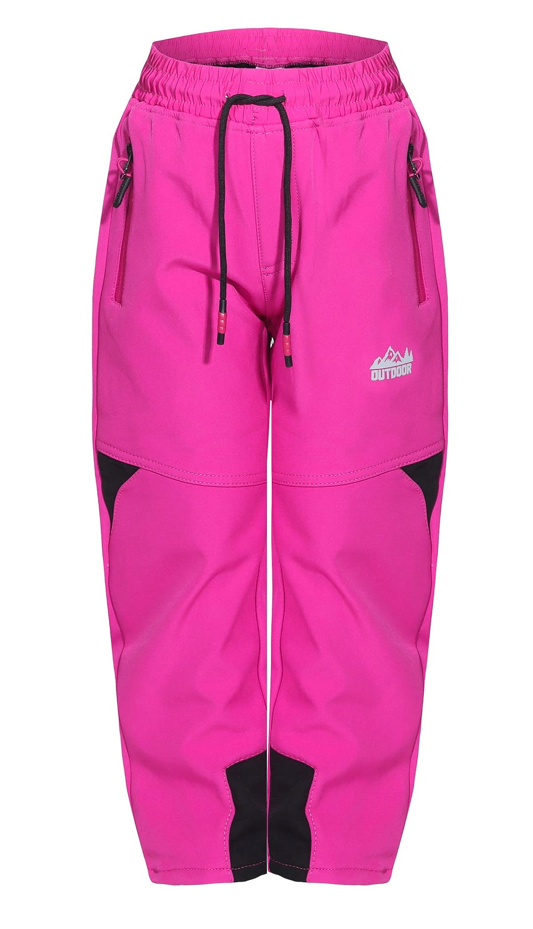ZARMEXX Kinder Softshell Thermohose Jungen Mädchen Outdoor Trekking Herbst Winter Schneehose Ski Wan