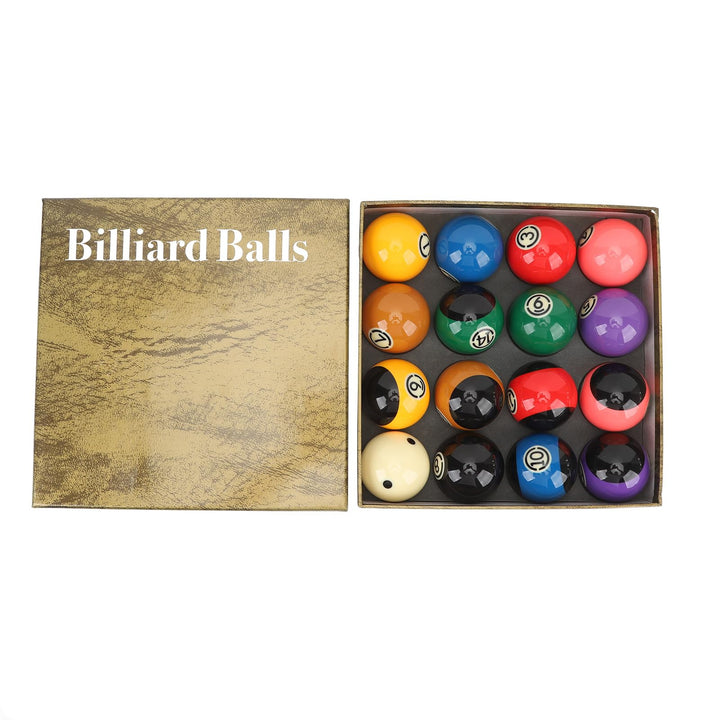 Billardkugeln Set, 16 Stück Billiard Kugel Set 5,72 cm Durchmesser Professionelles Harz Billardkugel