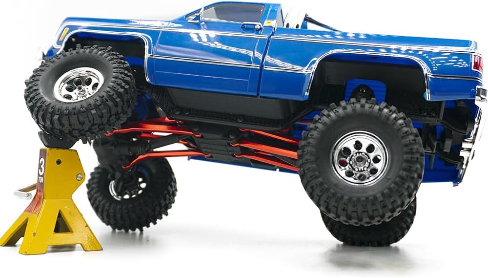 Erhöhter Bodenfreiheit Verknüpfungen CNC Chassis Links für TRX4M High Trail K10 Upgrade 1/18 RC Auto