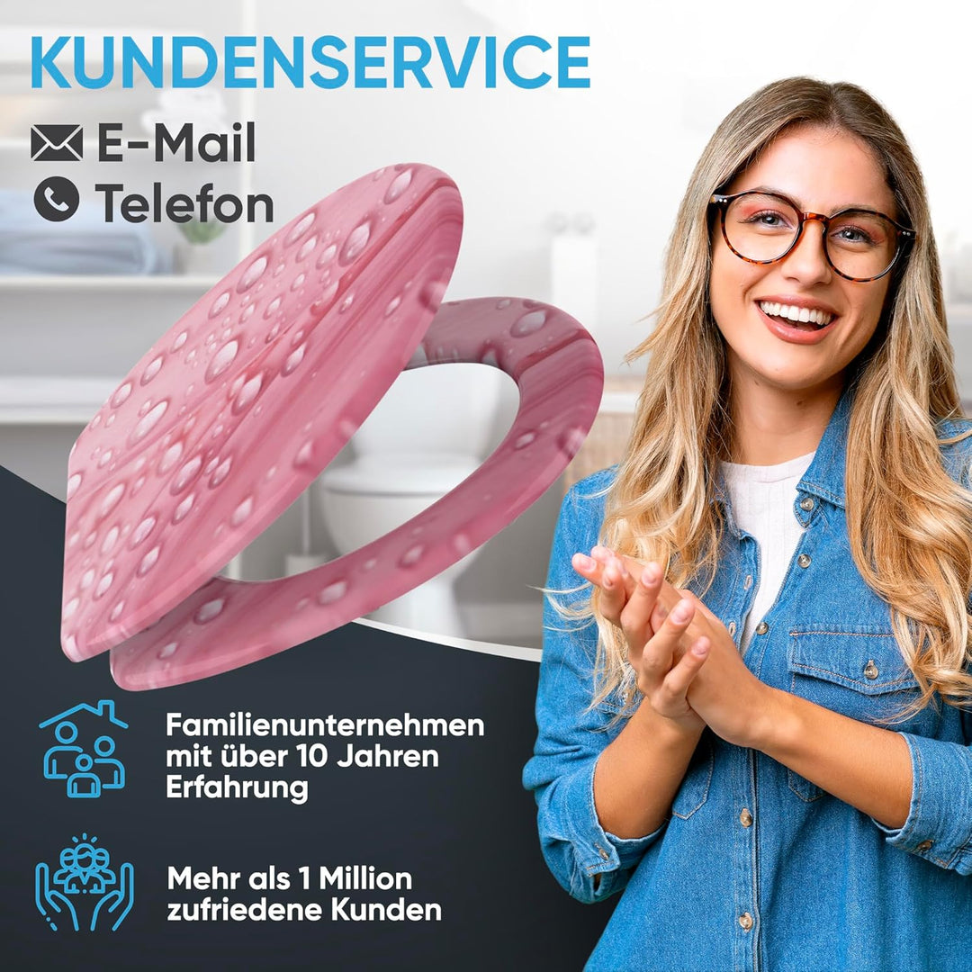 Sanilo WC Sitz mit Absenkautomatik, viele neue Toilettendeckel zur Auswahl, hochwertige Oberfläche,