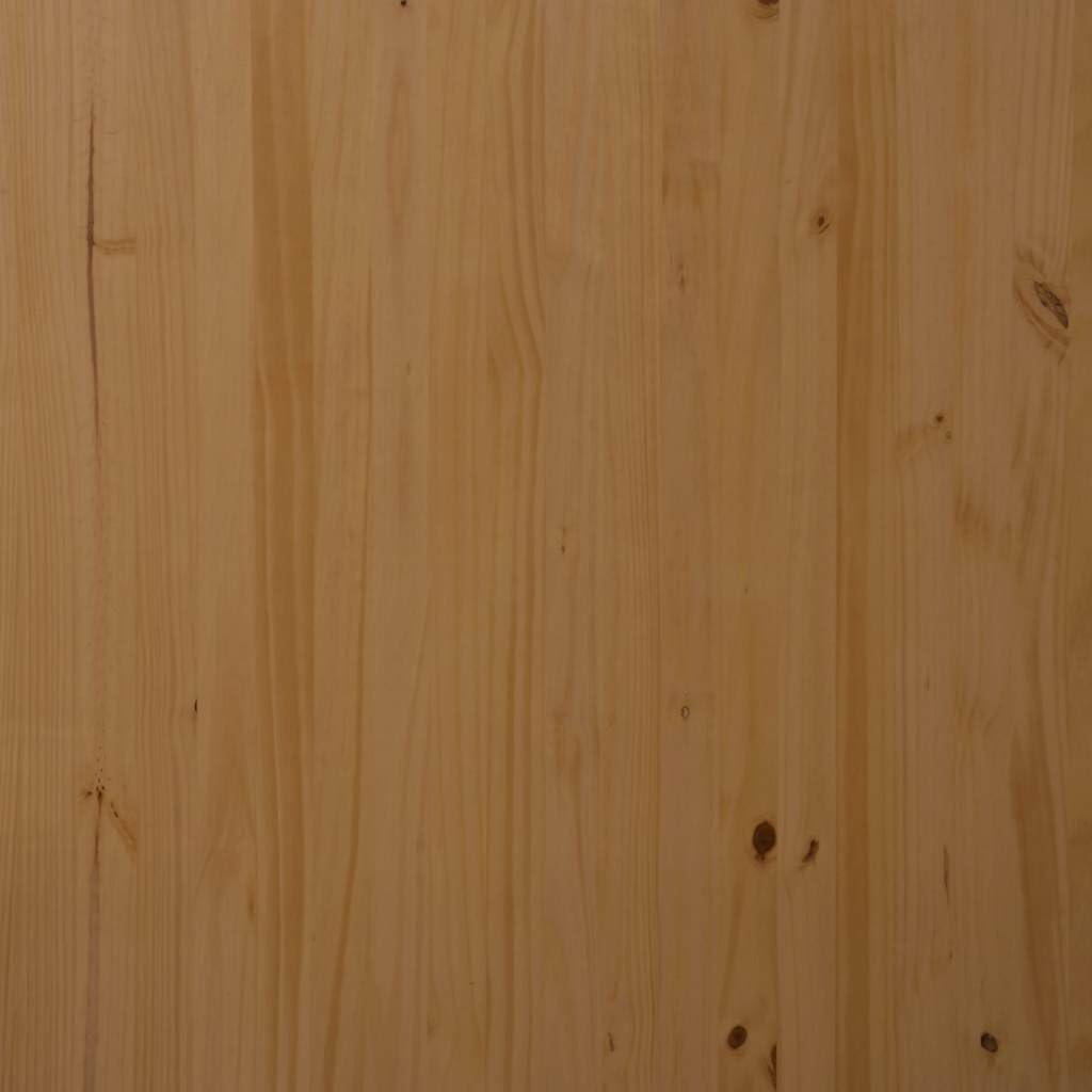 vidaXL Rollschrank mit Schubladen Moss Honigbraun Massivholz Kiefer, Kommode, Schubladenschrank, Sch
