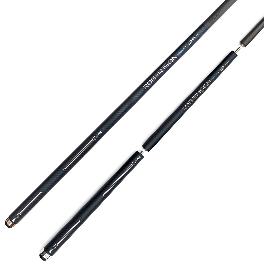 Robertson Carbon Break & Jump Queue HiPower, Profi Anstoss Cue 2-TLG. sowie Break + Jump 3-TLG für m