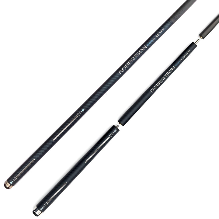 Robertson Carbon Break & Jump Queue HiPower, Profi Anstoss Cue 2-TLG. sowie Break + Jump 3-TLG für m