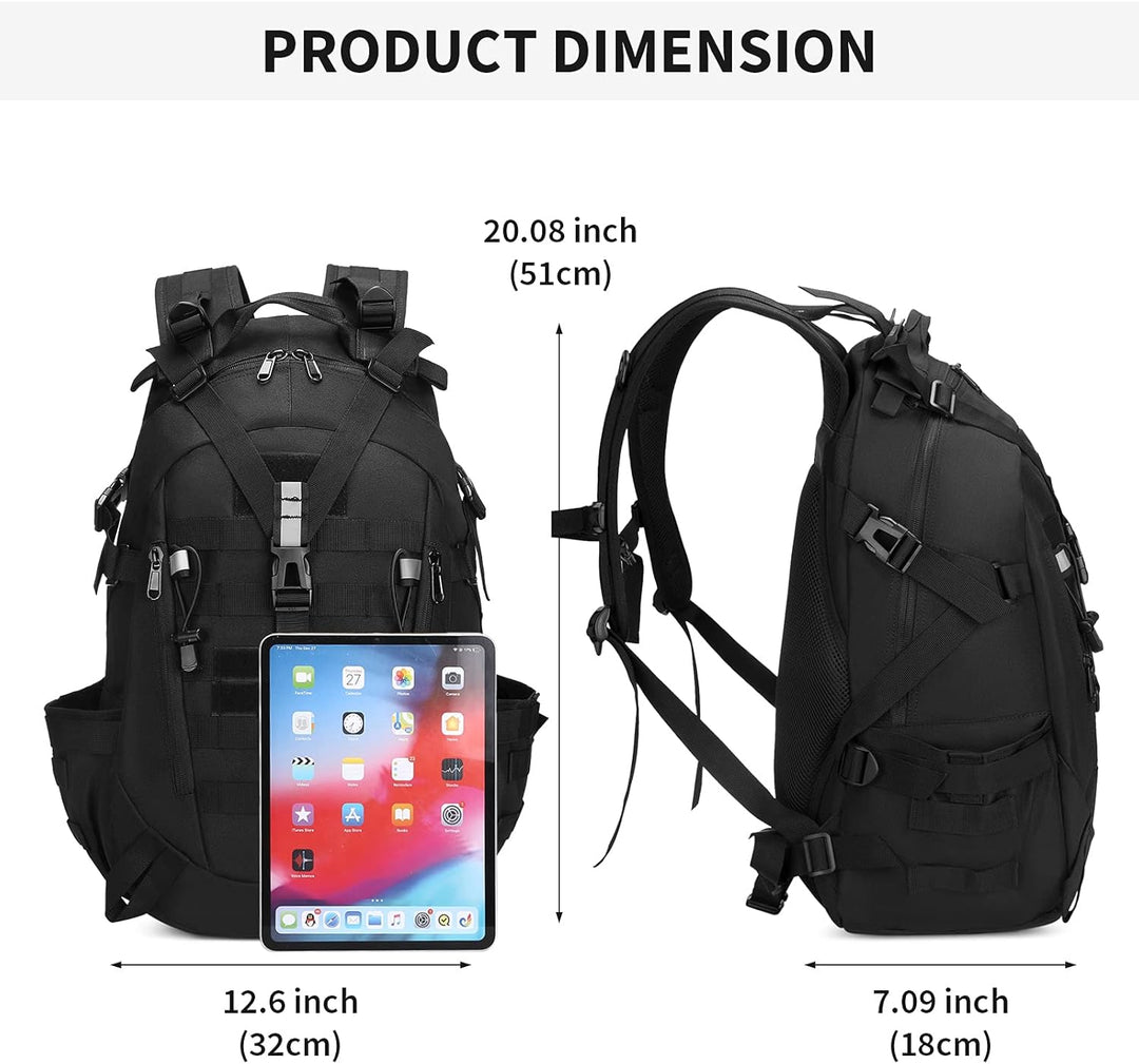 HUNTVP Militär Rucksack 30L 35L Taktischer Rucksack 30L 35L Wanderrucksack Herren Bundeswehr Rucksac