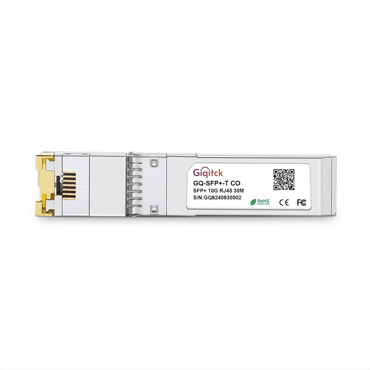 10GBASE-T SFP+ auf RJ45 Transceiver, 1.25G/2.5G/5G/10G Kupfer SFP+ Mini-GBIC Modul für Cisco SFP-10G