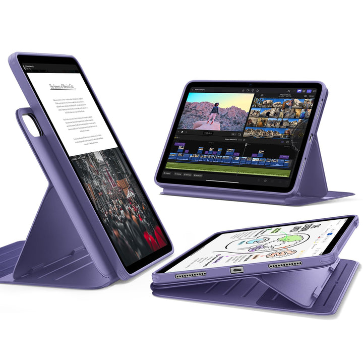 ESR Hülle für iPad Air 11 Zoll M4/M3/M2, iPad Air 8/7/6/5/4 (2026/2025/2024/2022/2020), drehbare Hül