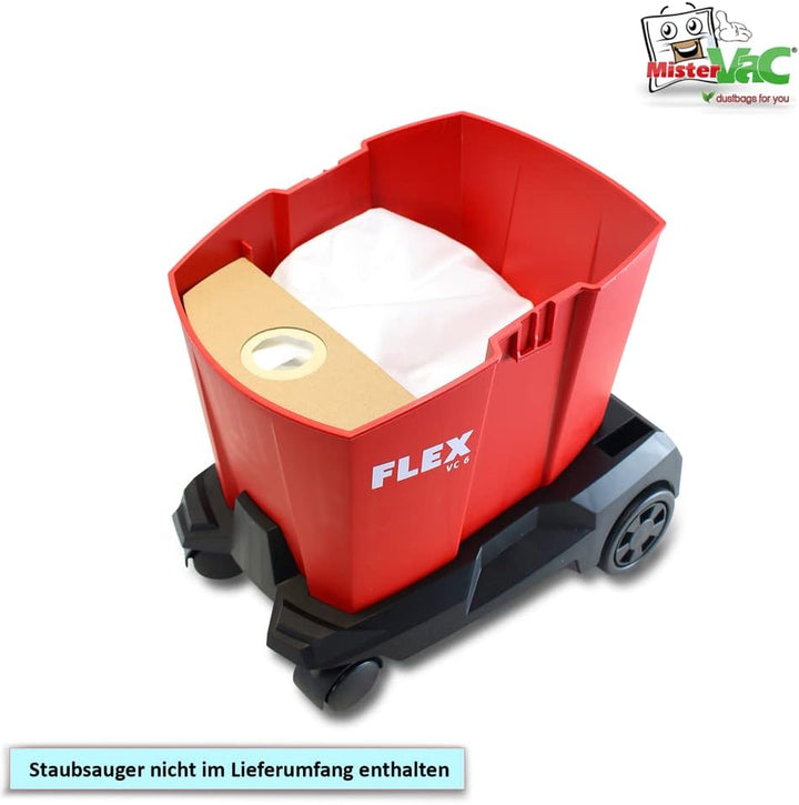 MisterVac Staubsaugerbeutel 5 Stück kompatibel mit FLEX VC 6 LMC