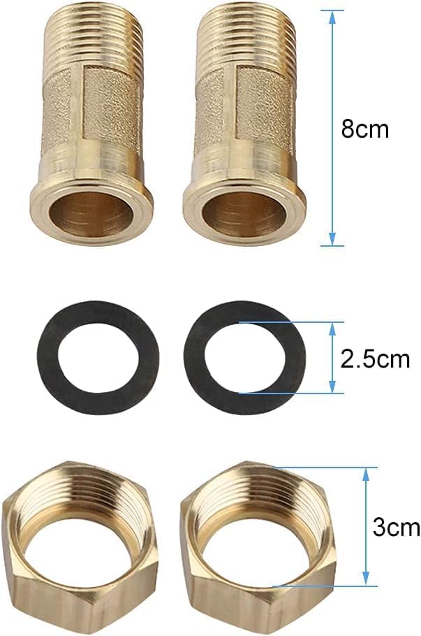 15mm Wasserzähler, 1/2 Zoll Anschluss Gartenwasserzähler Geeicht Kaltwasserzähler Zapfhahnzähler Was