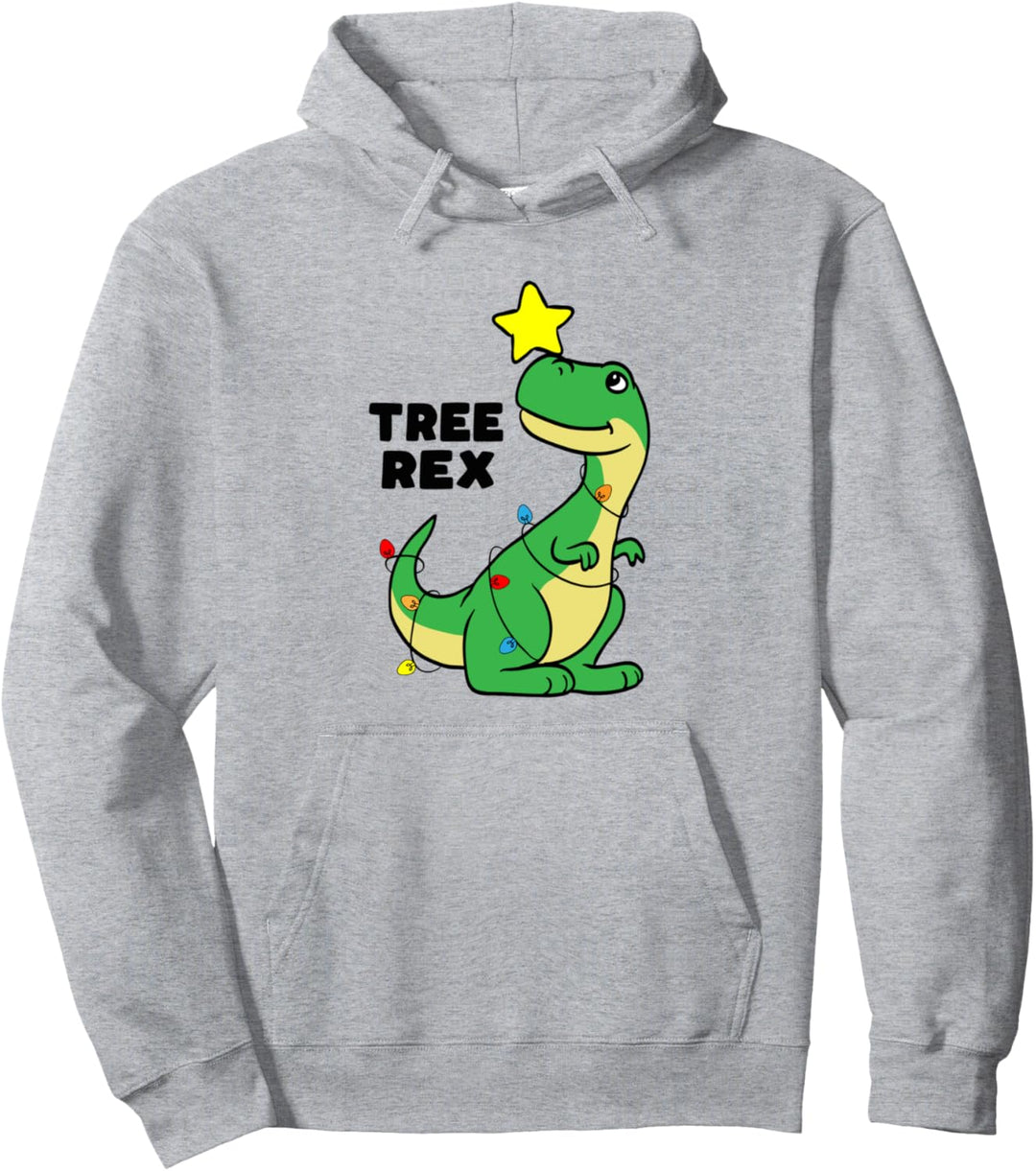 Tree Rex T-Rex Weihnachtsbaum Dinosaurier Merry Christmas Pullover Hoodie