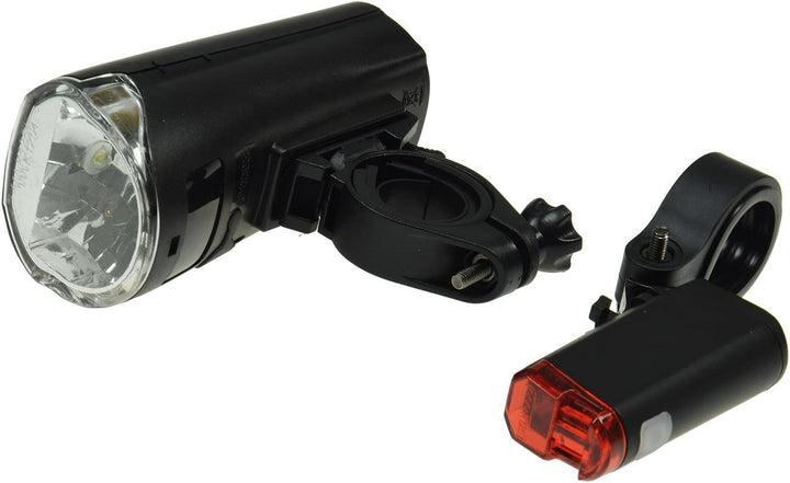 LED Fahrradbeleuchtung Frontstrahler Rücklicht StVZO zugelassen 30Lux I Fahrradleuchten mit Batterie