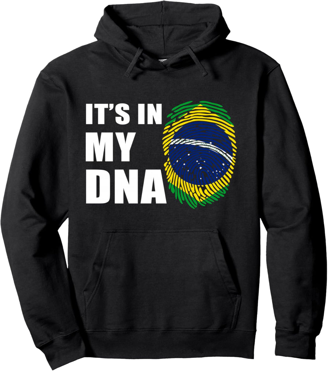 Brasilien-Flagge "It's In My DNA" Pullover Hoodie