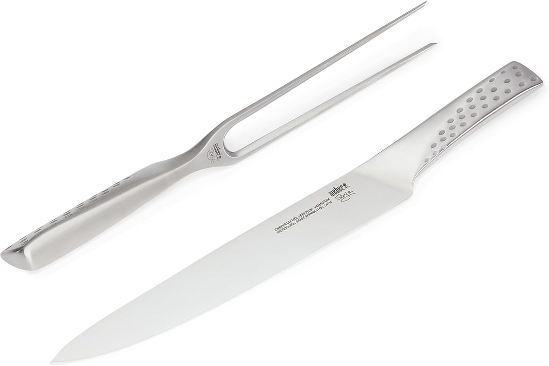 Weber 17074 Deluxe Tranchierbesteck-Set, Edelstahl