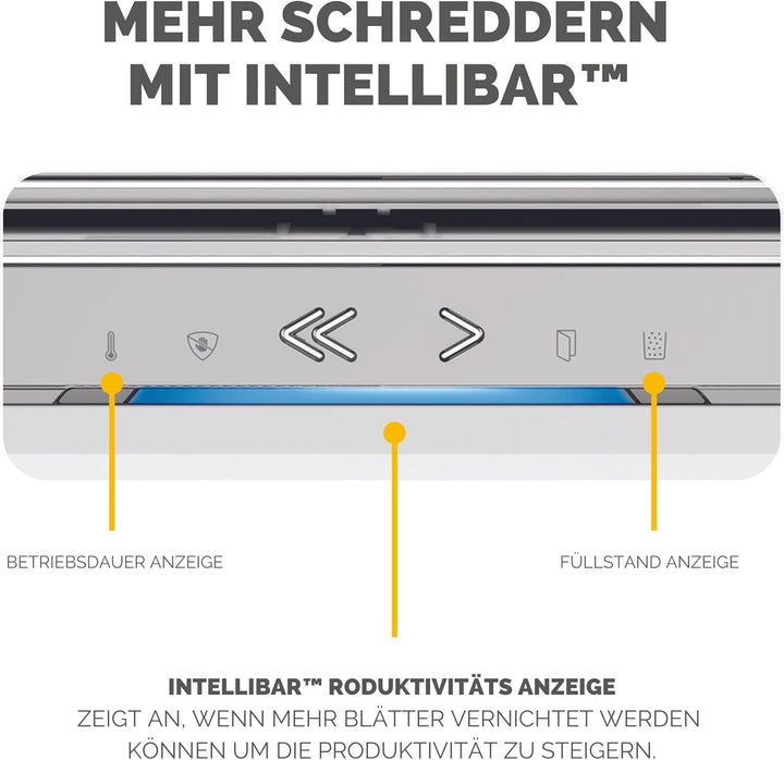 Fellowes Schredder Aktenvernichter LX211, 15 Blatt Micro-Cut P-5, Datenschutzkomformer Papierschredd