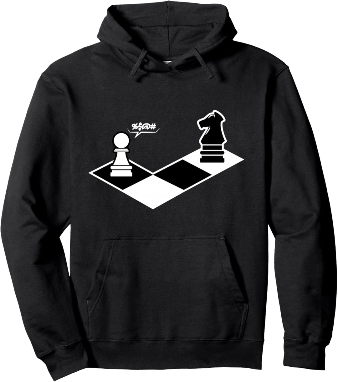 Lustiger Retro Schach Geschenk Schachspieler Pullover Hoodie
