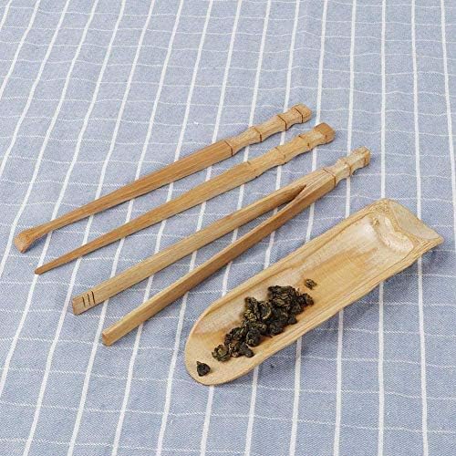 4 Stücke Natürliche Bambus Tee-Set Chinesische Klassische Teeservice Werkzeug Teezeremonie Zubehör K
