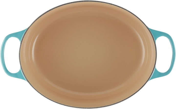 Le Creuset Signature Gusseisen-Bräter mit Deckel, Ø 31 cm, Oval, Für alle Herdarten und Induktion ge