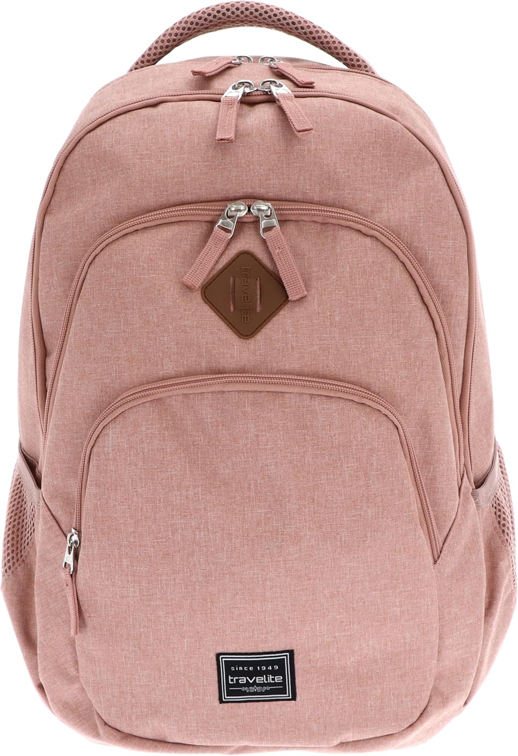 Travelite Handgepäck Rucksack, Laptop Rucksack 15,6 Zoll, BASICS, Daypack, Tagesrucksack mit vielen