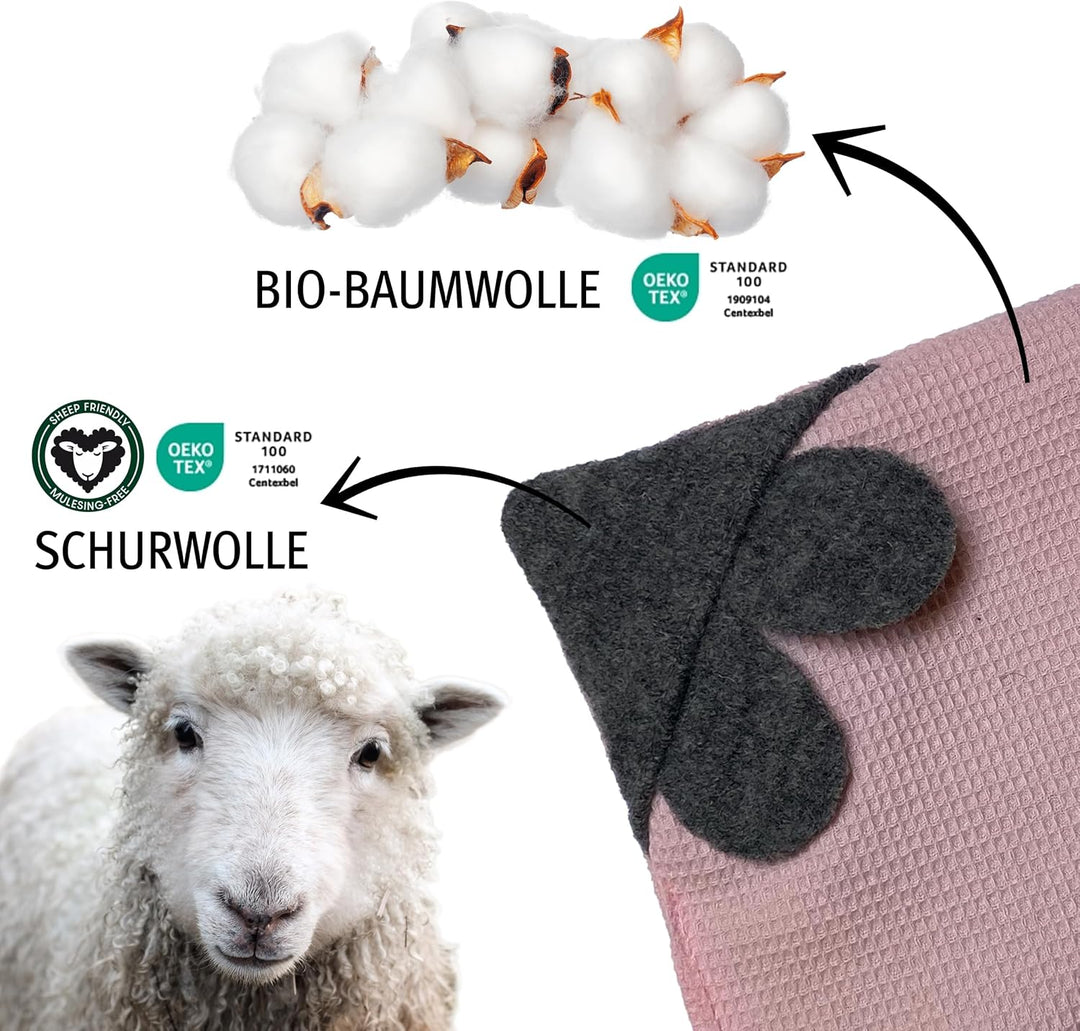 Kater Kasimir MAUSBERT 2-in-1 Kuschelkissen und Katzenspielzeug Maus in Einem! 4er Set mit Bio-Katze