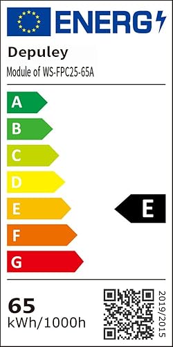 Depuley 48 W Deckenleuchte, rund, dimmbar, Farbe gesteuert, Thyristor-dimmbar White, White