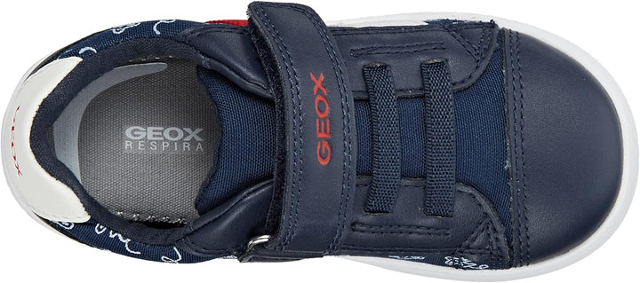 Geox Baby-Jungen B Djrock Boy Sneaker 22 EU Navy Red, 22 EU Navy Red
