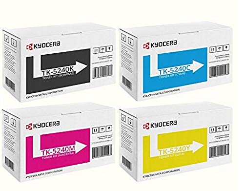 4x TK-5240 Kyocera Original Toner Ecosys M5526cdn M5526cdw P5026cdn P5026cdw - inkl. Tonerliga Touch