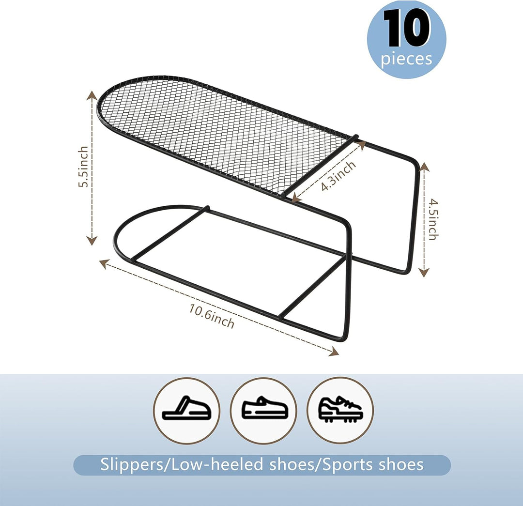 Schuhstapler Platzsparend Schuhorganizer Schuhregal Für Schränke Schuhaufbewahrung Platzsparend Schu