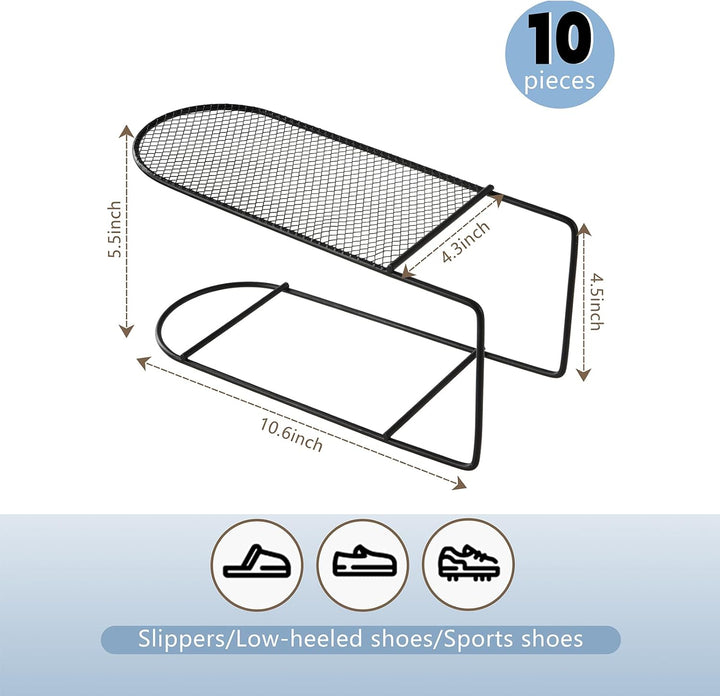Schuhstapler Platzsparend Schuhorganizer Schuhregal Für Schränke Schuhaufbewahrung Platzsparend Schu