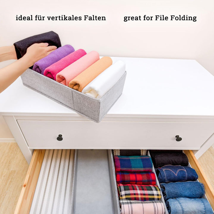 SIMPLE JOY® HEMNES FileFolding Box f. I K E A Kommode, DAS ORIGINAL; passgenau; Stabiler Boden; Schu