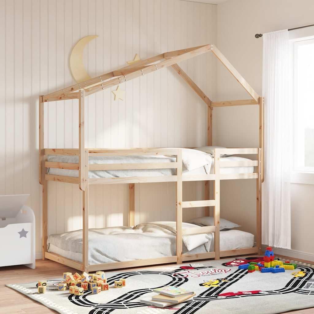 vidaXL Dach für Kinderbett, Kinderbettdach mit offener Seite, Kinderbetthimmel für Schlafzimmer, Bet
