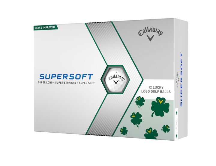 Callaway Golf Supersoft Golf Balls 2023 Golfbälle One Dozen Glück, 1.68 tum Glück