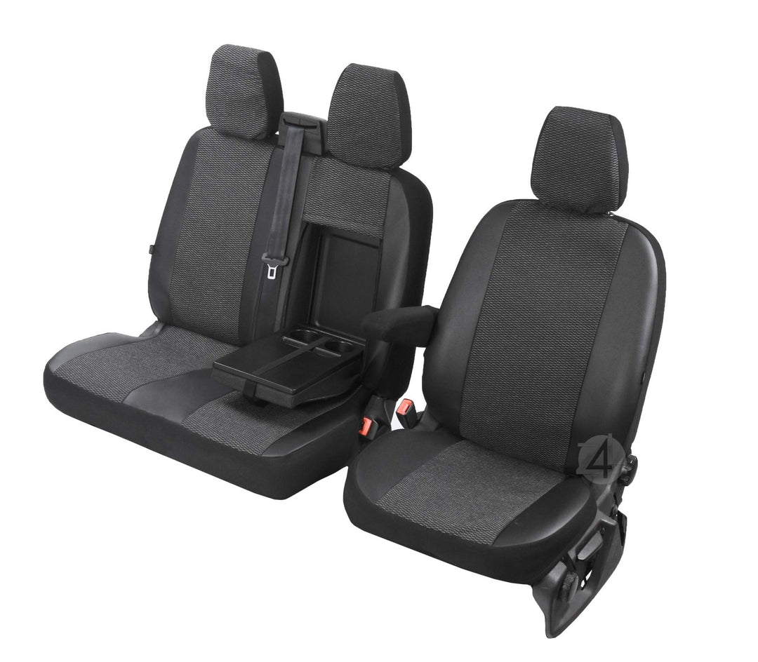 Pokter Sitzbezüge Viva passgenau geeignet für Citroen Jumper 2006-2018- 2+1- Erste Reihe (1+2) 4D-DV
