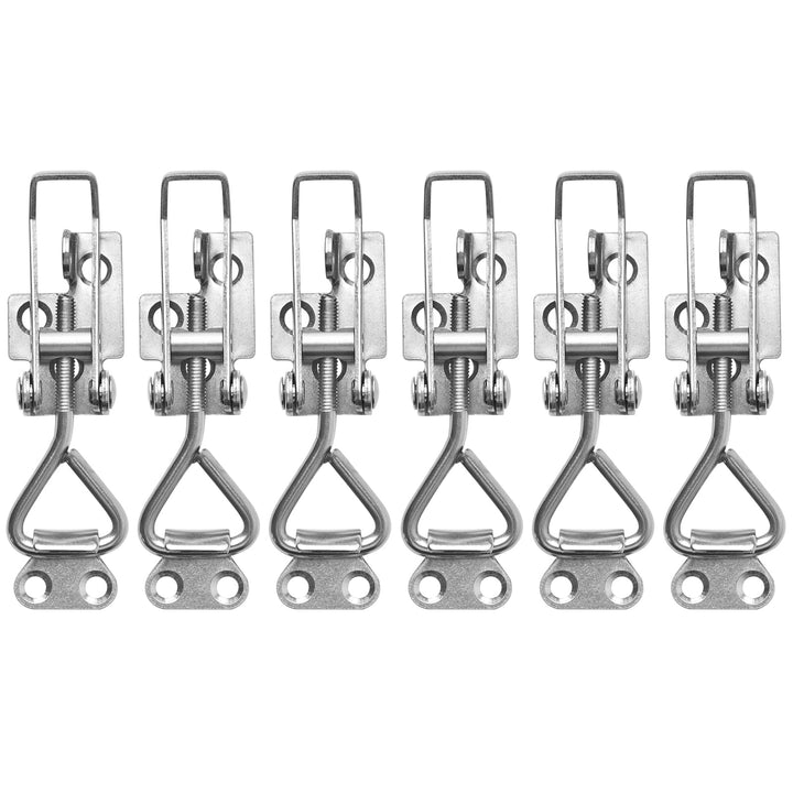TONAUP Spannverschluss Edelstahl Set, 6 Stück M5 Klein Kniehebelspanner Kistenverschluss, Verstellba