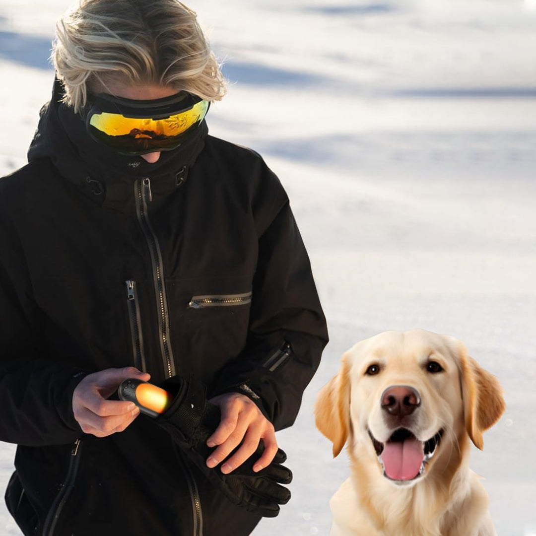 Lepwings Handwärmer Elektrisch, 2er 3000mAh Taschenwärmer Wiederverwendbar mit 3 Modi, 20 Stunden La