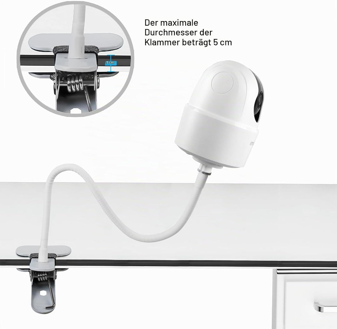 Babyphone Clip-Halterung für Imou 2K/3MP, 2.5K/4MP, 3K/5MP Überwachungskamera Innen WLAN Kamera, Bab