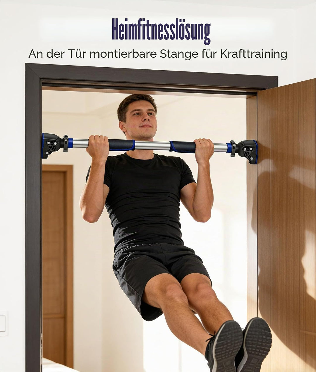 Romix Tür Klimmzugstange Türrahmen, Verstellbar Keine Schrauben Klimmzugstangen wand Trainingsgerät