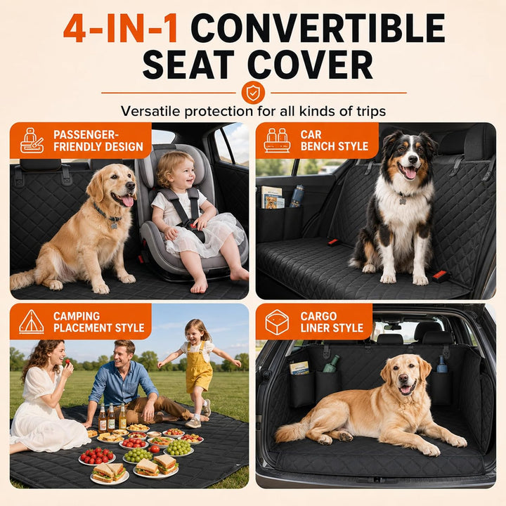 Hundedecke Auto Rückbank Autoschondecke Hund Rücksitz