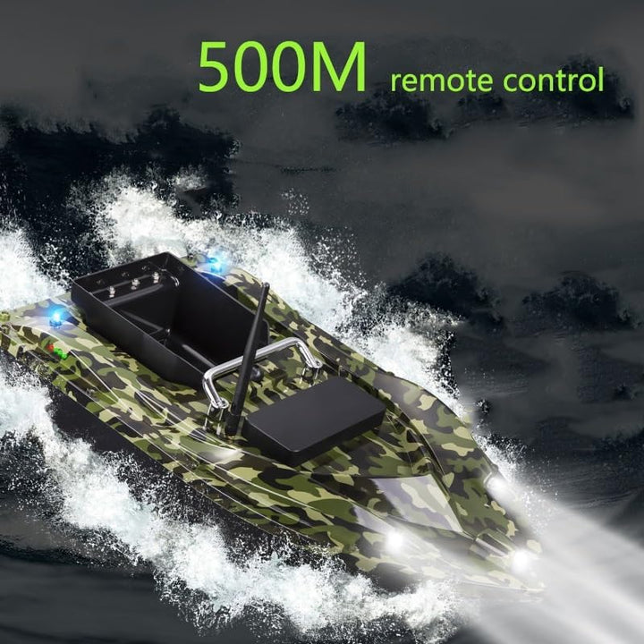 Futterboot,12000mah Batterien mit grosser Kapazität futterboot,500m Fernbedienung,1,5kg Ladetrichter