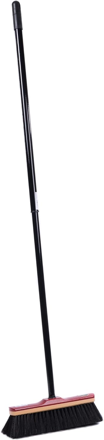 Echt- Rosshaarbesen Zimmerbesen 30cm mit Stiel Teleskopstiel Haushaltsbesen weich Rosshaar-Besen Keh