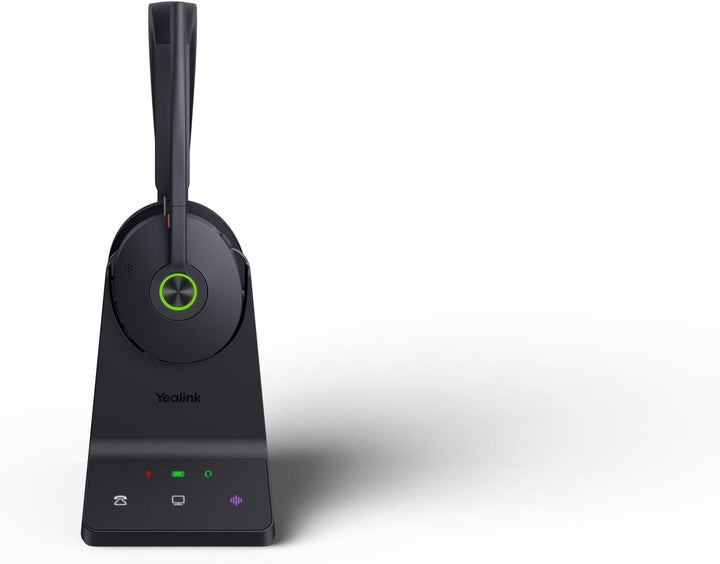 Yealink WH68 DECT &amp; Bluetooth kabelloses Dual Headset | Unified Communication| mit Workstation WH68