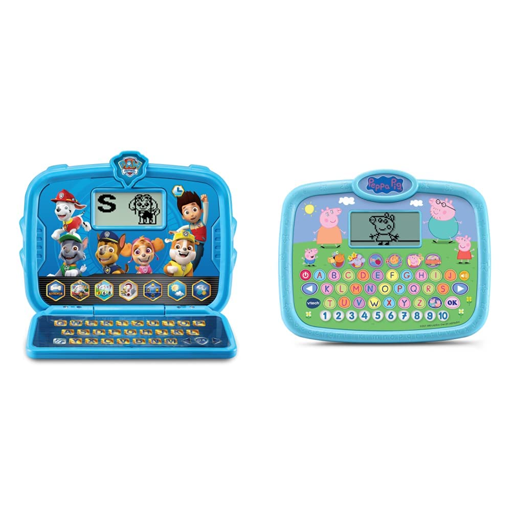 VTech PAW Patrol Lernlaptop – Lerncomputer mit den Originalstimmen der PAW Patrol und Spielen 3-6 Ja