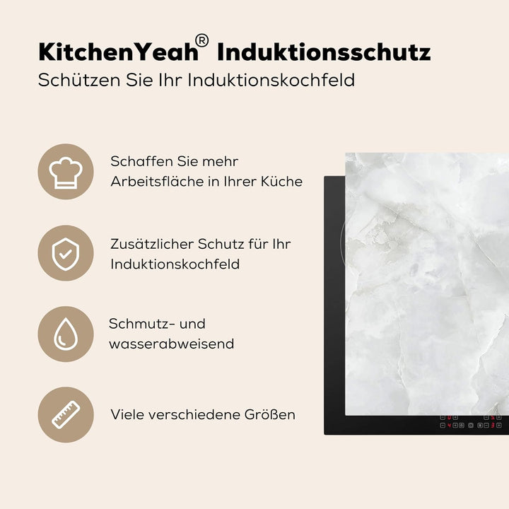 Herdabdeckplatte Einteilig Induktionsmatte Küche Abdeckung Ceranfeld Herd Abdeckplatte Deko Vinyl Ma
