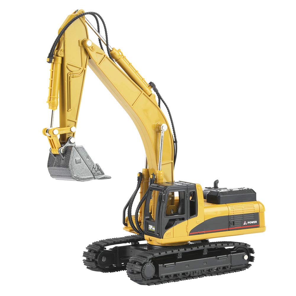 Bagger Spielzeug, Engineering Bagger Modell Spielzeug 1:50 Legierung Sammlermodell Baustelle Fahrzeu