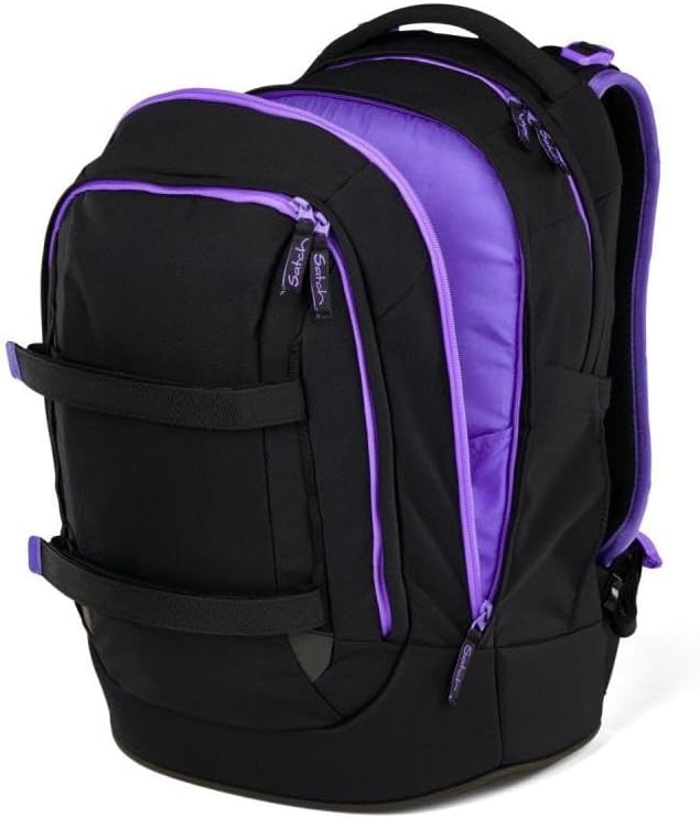 Satch Pack Pencil Slider Light Edition Schulrucksack Set 3tlg. inkl. Sportbeutel (Purple Phantom), P