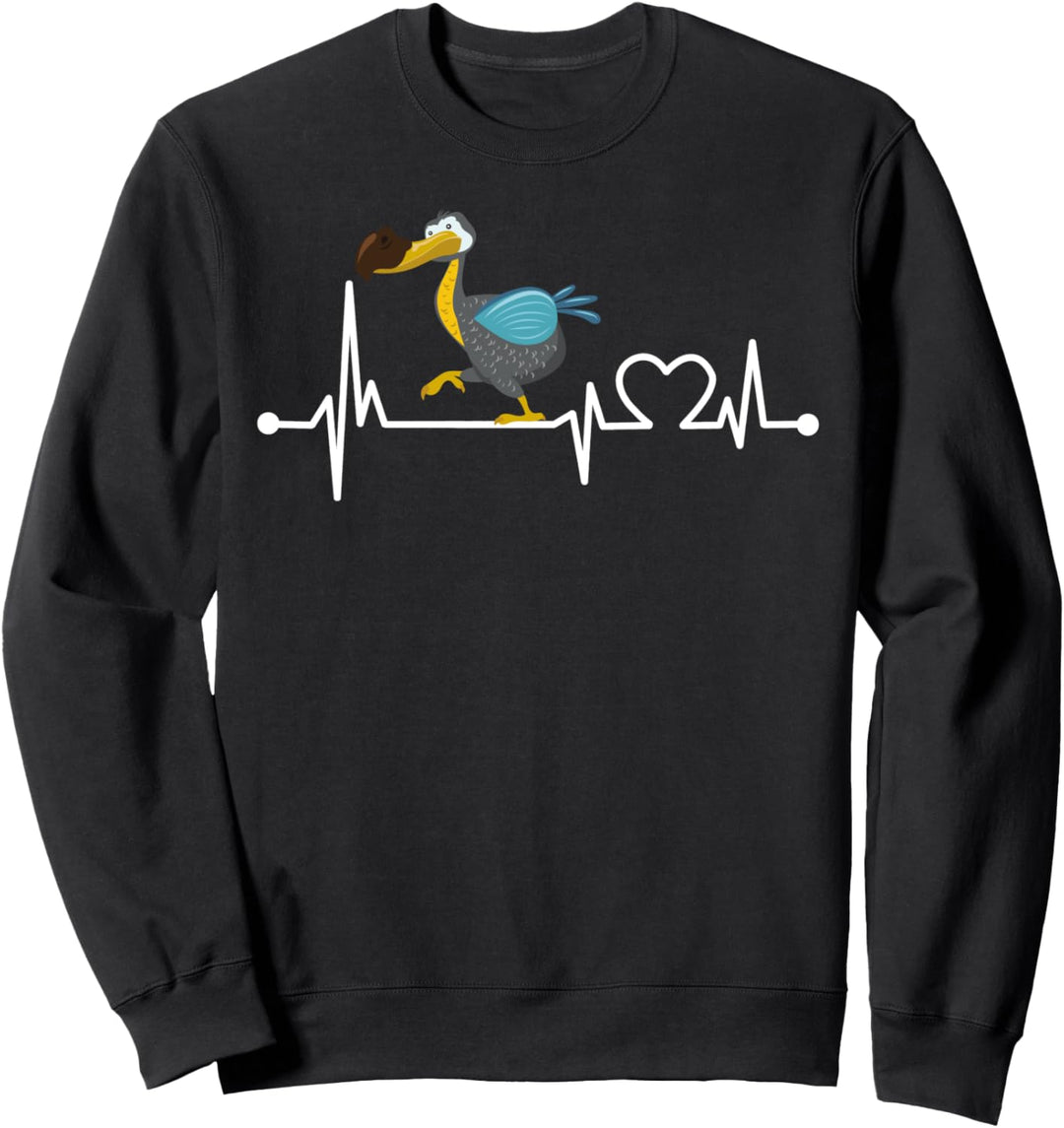 Dodo Vogel Herzschlag Hemd Tier Kind/Frauen/Männer Geschenk Sweatshirt
