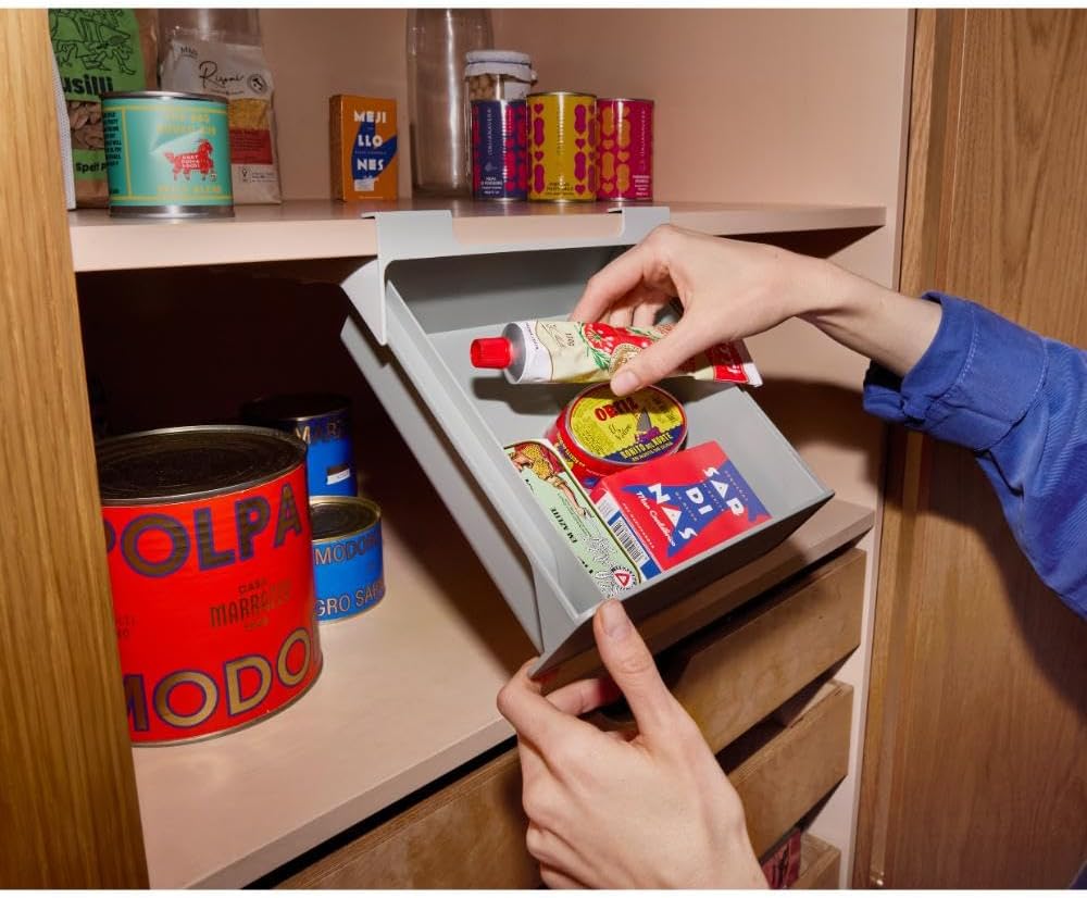 Joseph Joseph CupboardStore Unterregal Schublade, Platzsparender Küchenorganizer, recyceltem Plastik