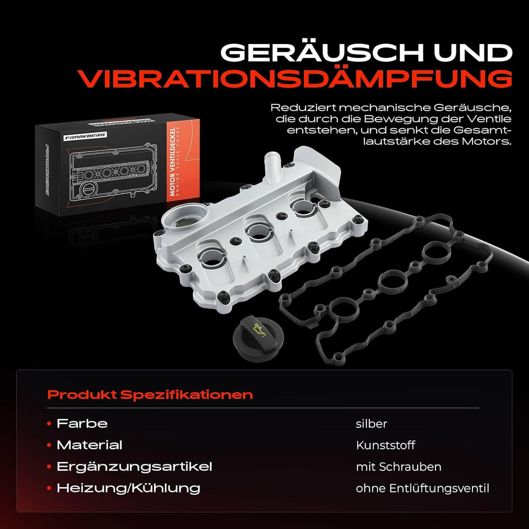 Ventildeckel Zylinderkopfhaube Links für A4 8EC A4 Avant 8ED A6 4F2 A6 Allroad 4FH A6 Avant 4F5 A8 4