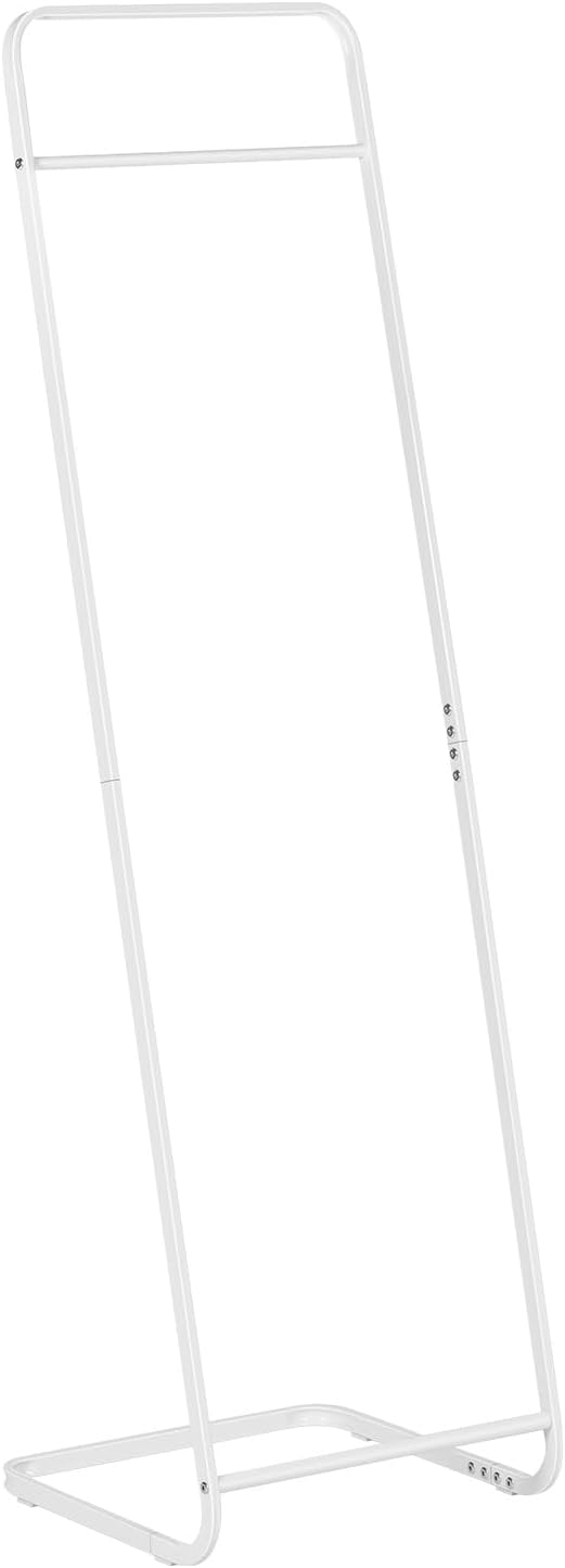 WOLTU Kleiderständer, Garderobenständer L Form, Jackenständer platzsparend, schmale Standgarderobe,