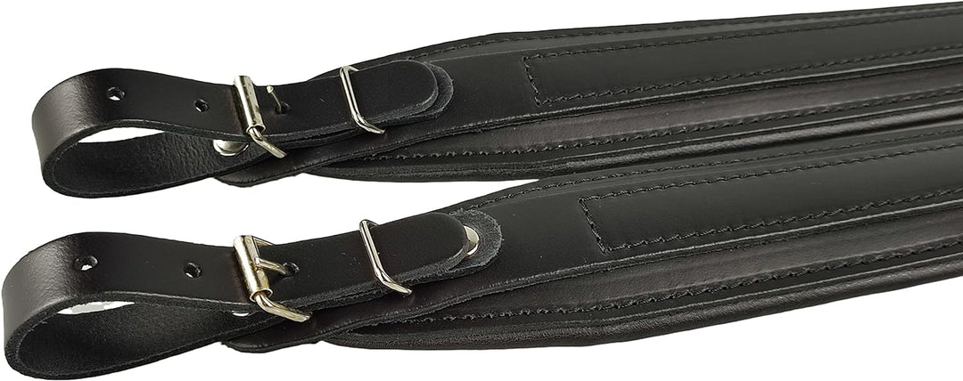 Akkordeon Gurt Leder Hochwertige 6cm Schulterriemen max bis 120 Bass