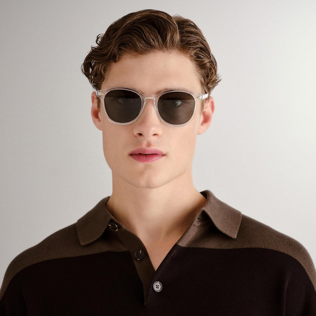 Le Specs BANDWAGON - Sonnenbrille für Damen und Herren Runde Rahmenform mit UV-Schutz Einheitsgrösse