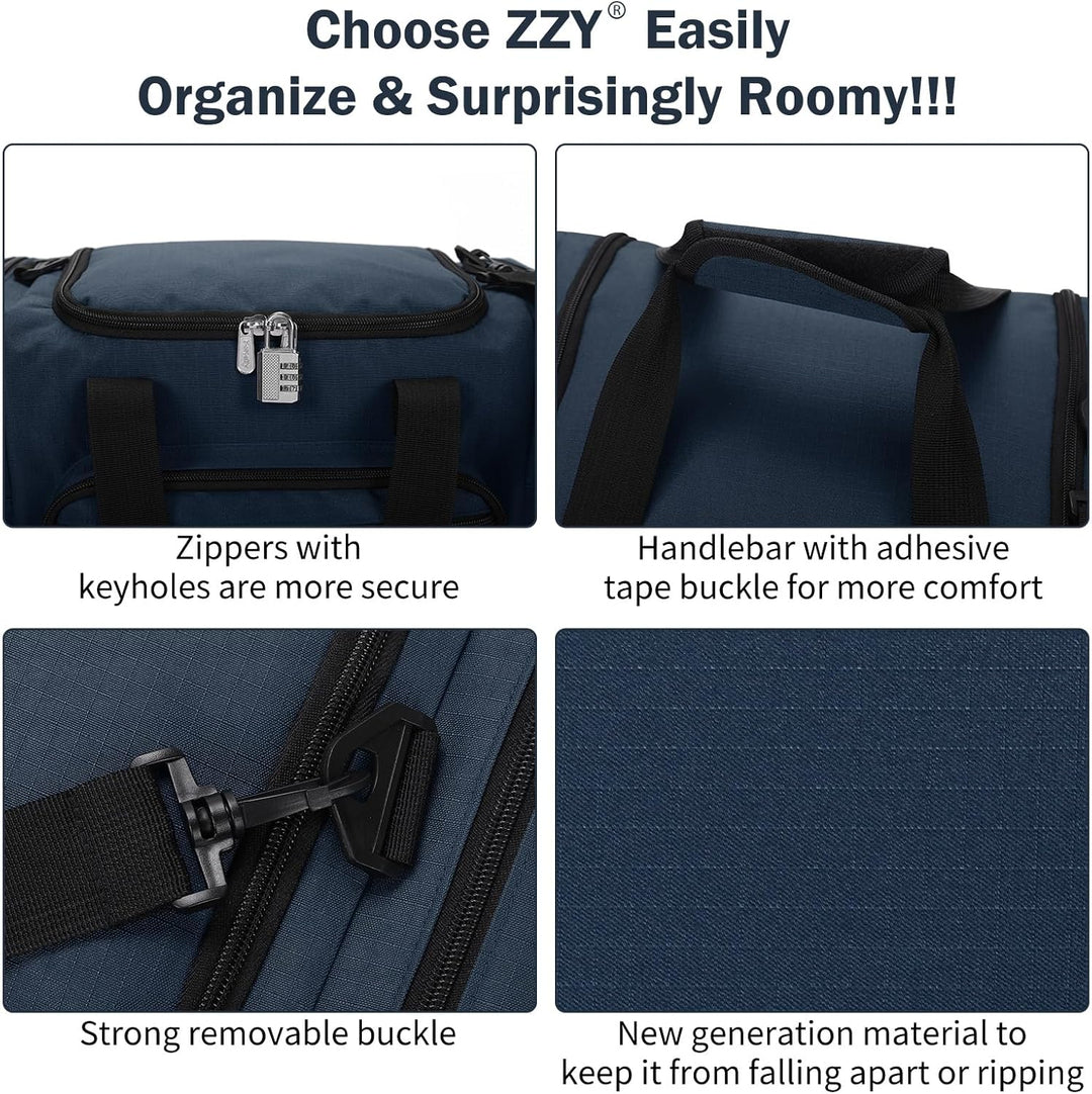 ZZY Sporttasche klein, 25L Gym Tasche, Fitness Tasche Trainingstasche für Weekender Reisetasche (Mar